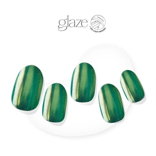 Emerald Glaze -Nail Obsessed Store GAM253 EmeraldGlaze LooseNailHero